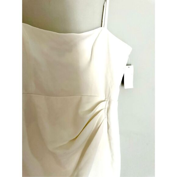 NWT French Connection White Whisper Back-Cutout Dress. Size 14 - Picture 10 of 14